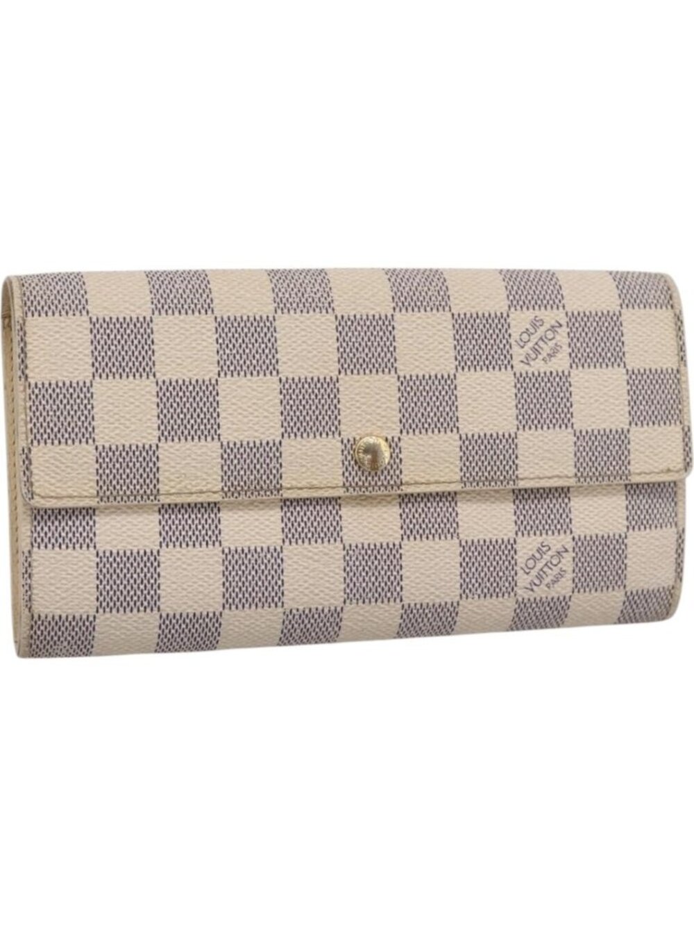 LOUIS VUITTON Damier Azur Portefeuille Sarah Long Wallet N61735